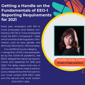 EEO-1 Reporting Requirements for 2021