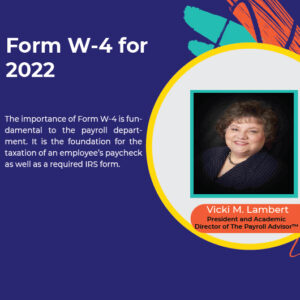 Form W-4 for 2022