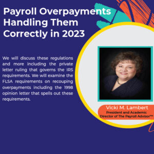 Payroll Overpayments: Handling Them Correctly in 2023