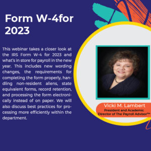 Form W-4 for 2023